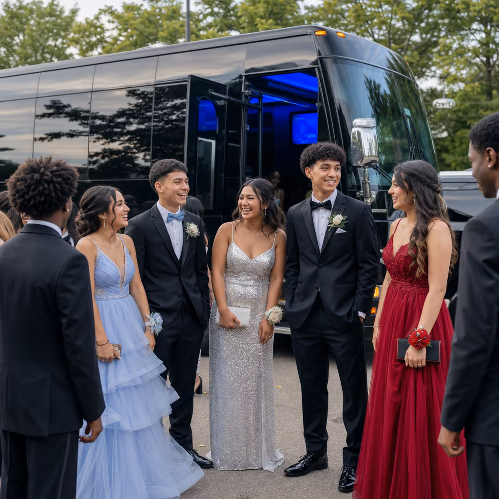 Silver Spring Prom Party Bus Rental