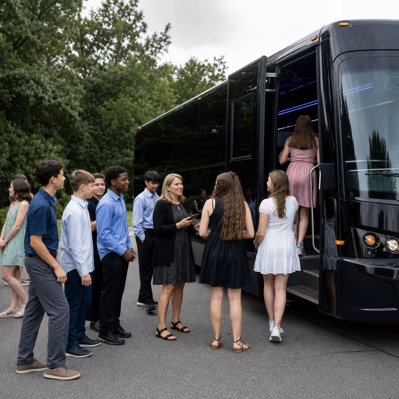 Washington School Transportation fleet vehicle