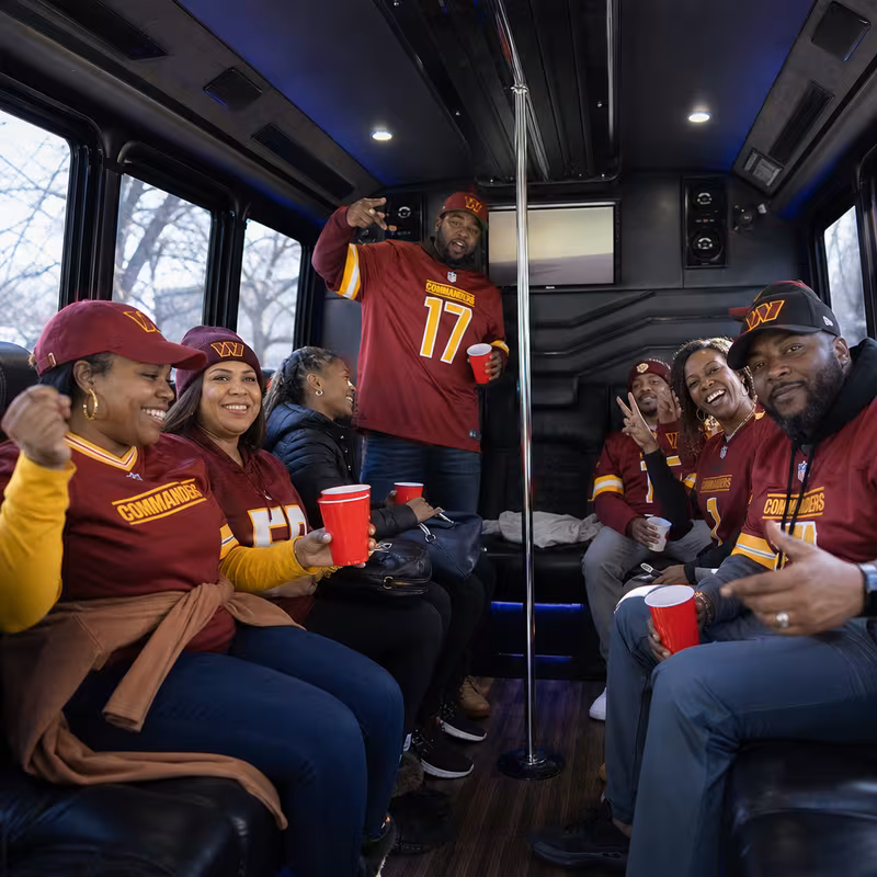Washington Sporting Event Transportation fleet vehicle