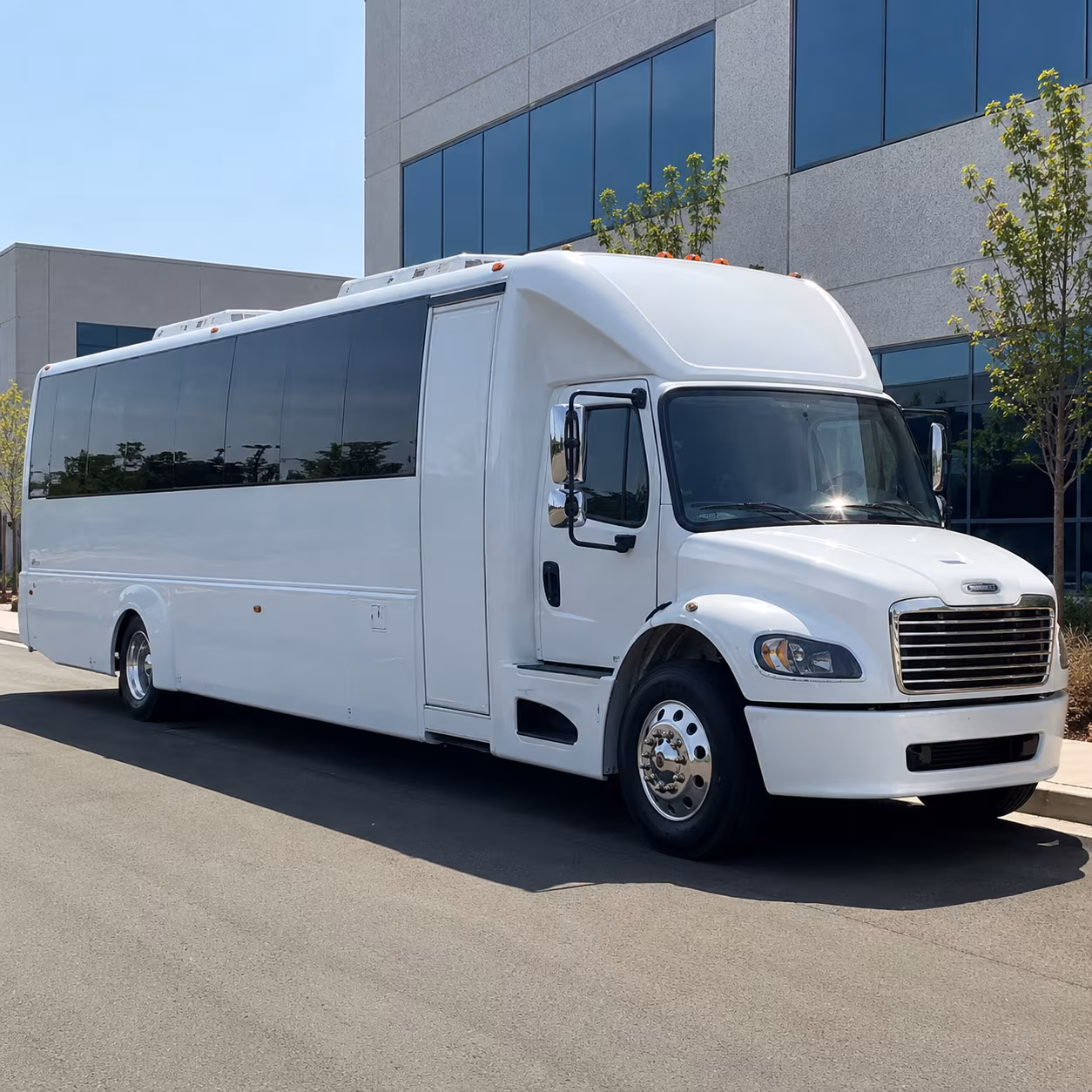 Washington Private Event Transportation party bus exterior