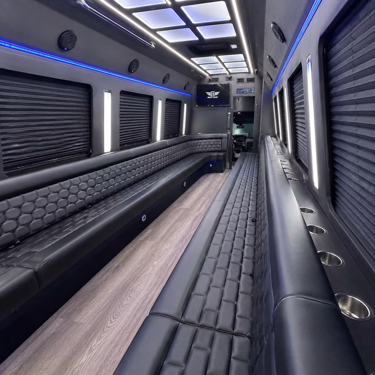 Washington Prom & Homecoming Transportation party bus exterior