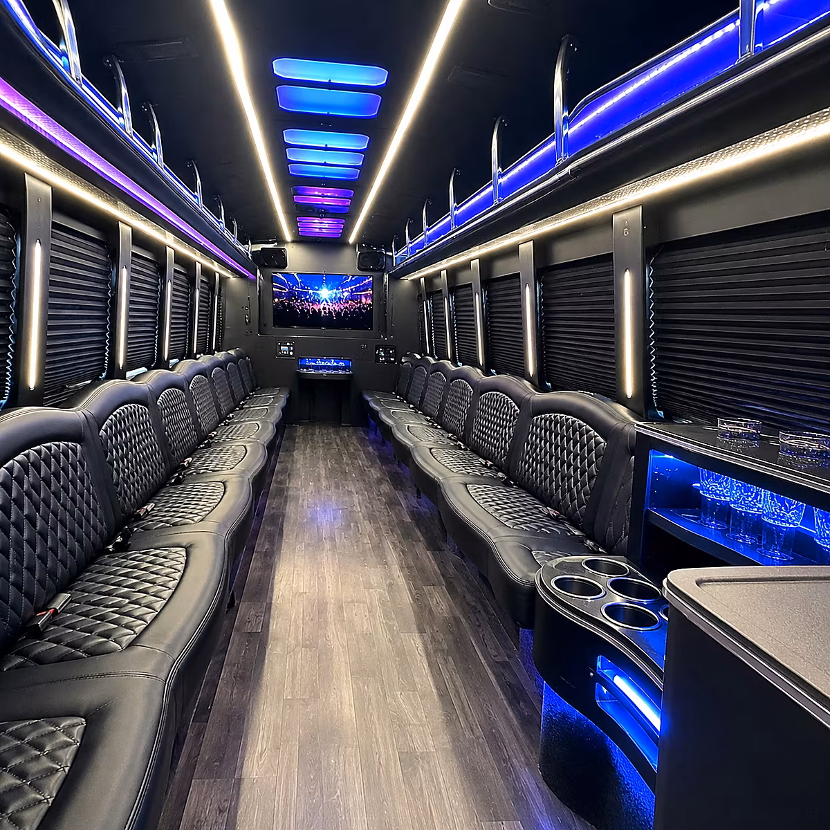 Washington Prom & Homecoming Transportation onboard seating