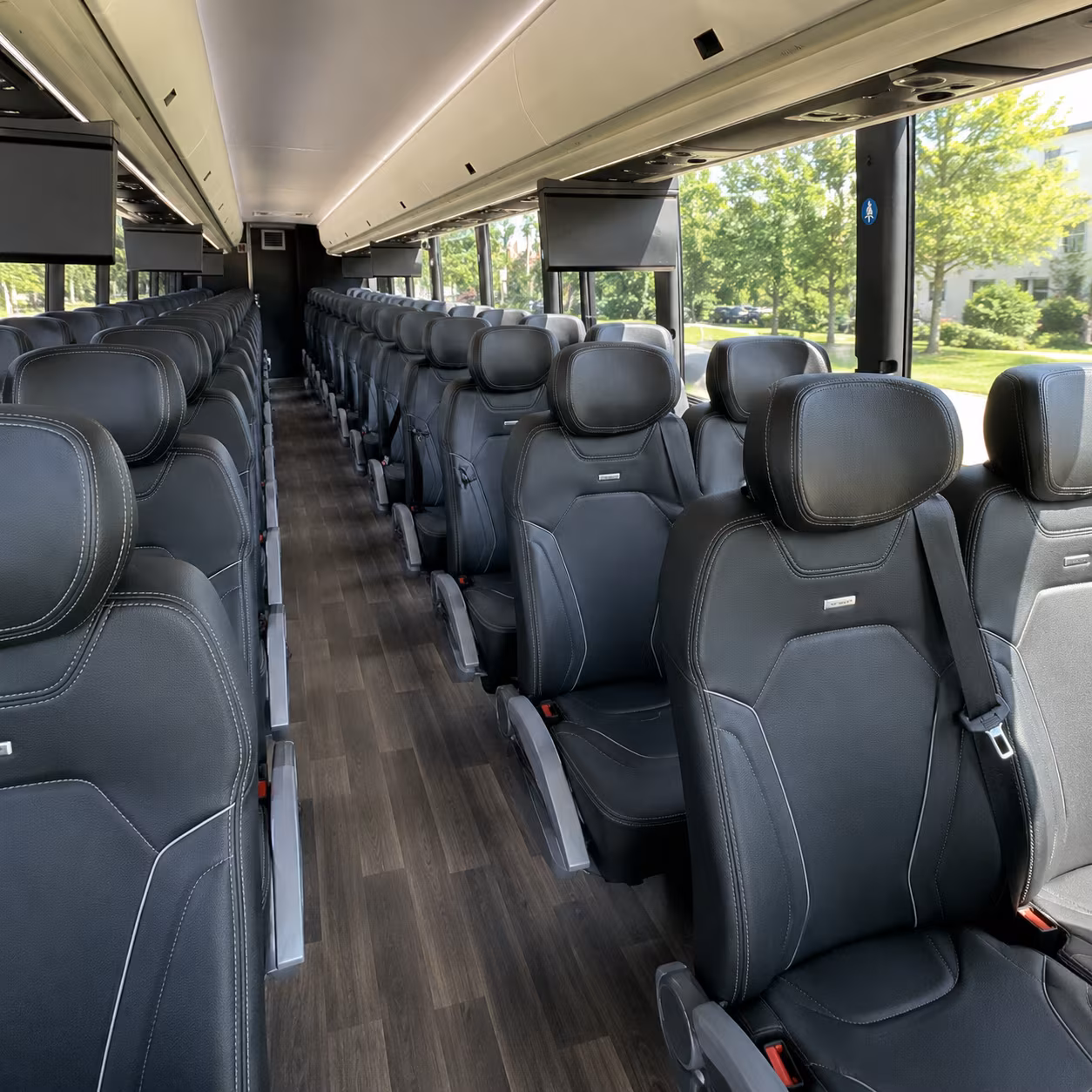 Washington School Event Transportation party bus exterior