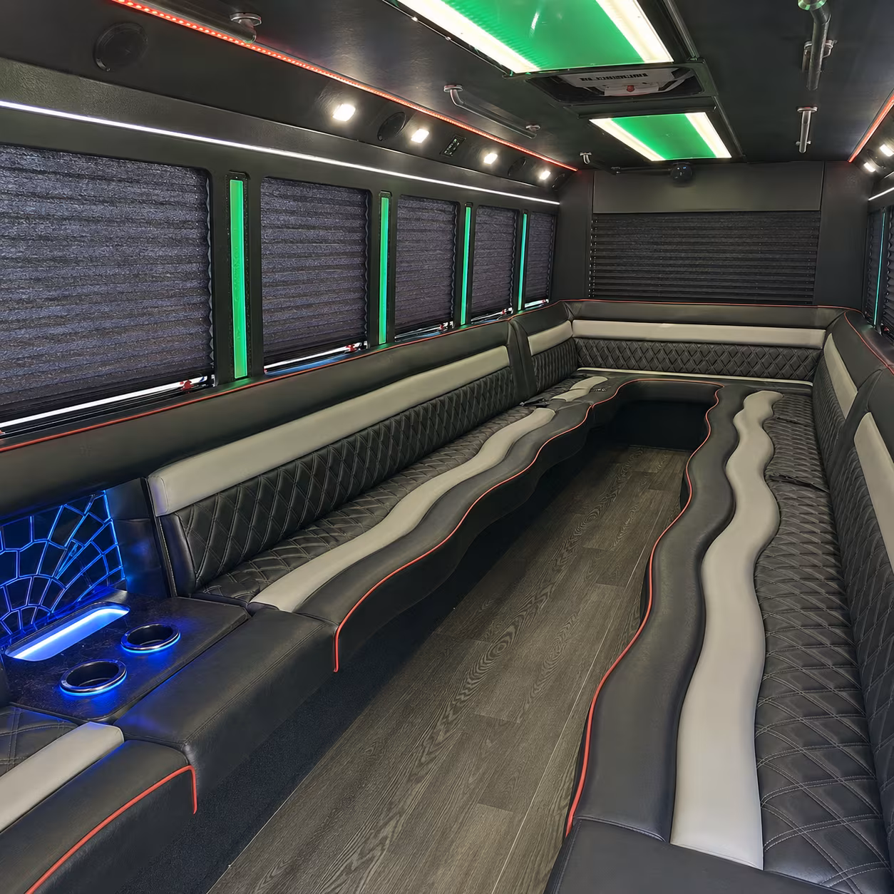 Washington Sporting Event Transportation party bus exterior