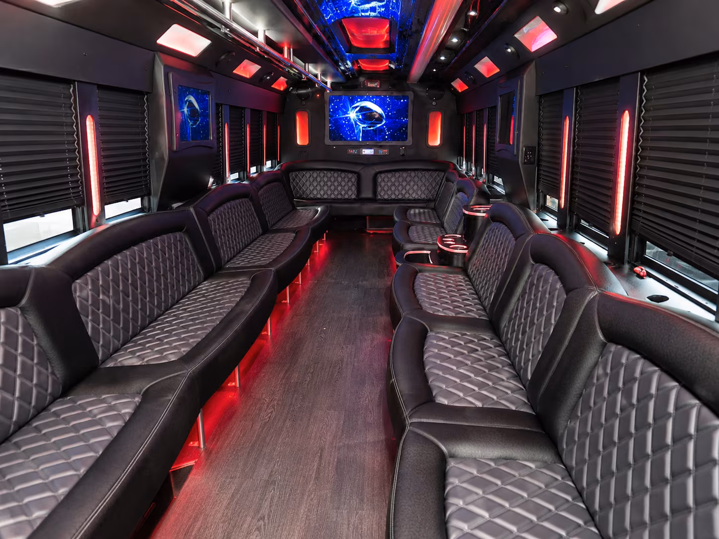 Washington Wedding Transportation party bus exterior