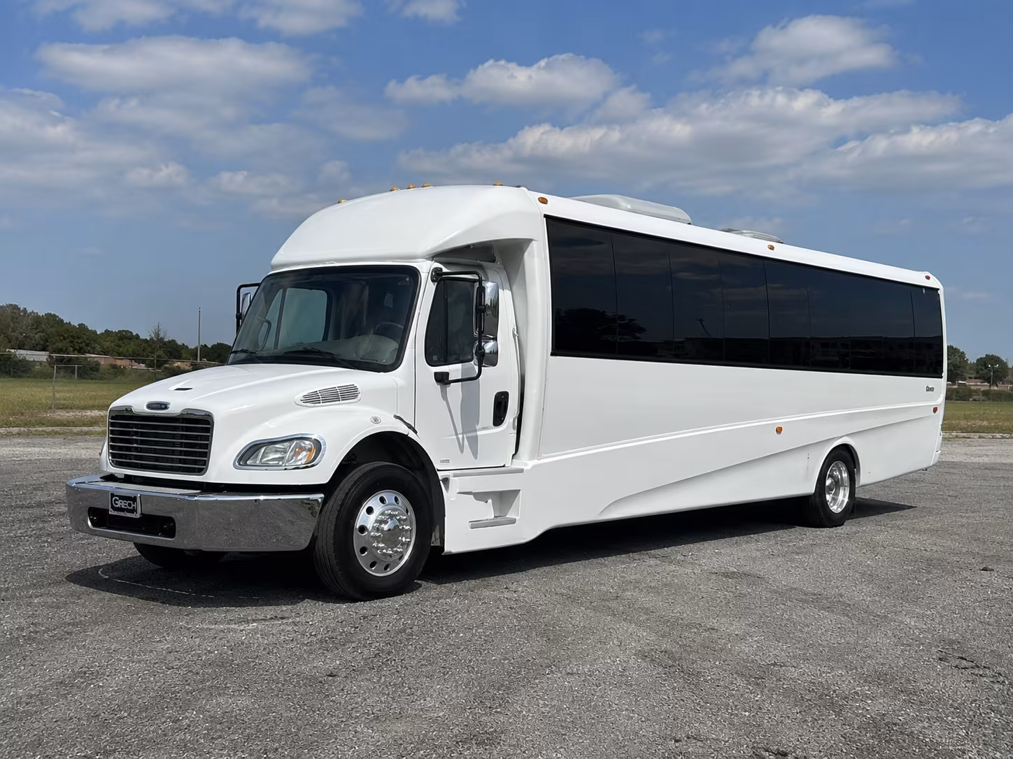 Washington Wedding Transportation party bus exterior