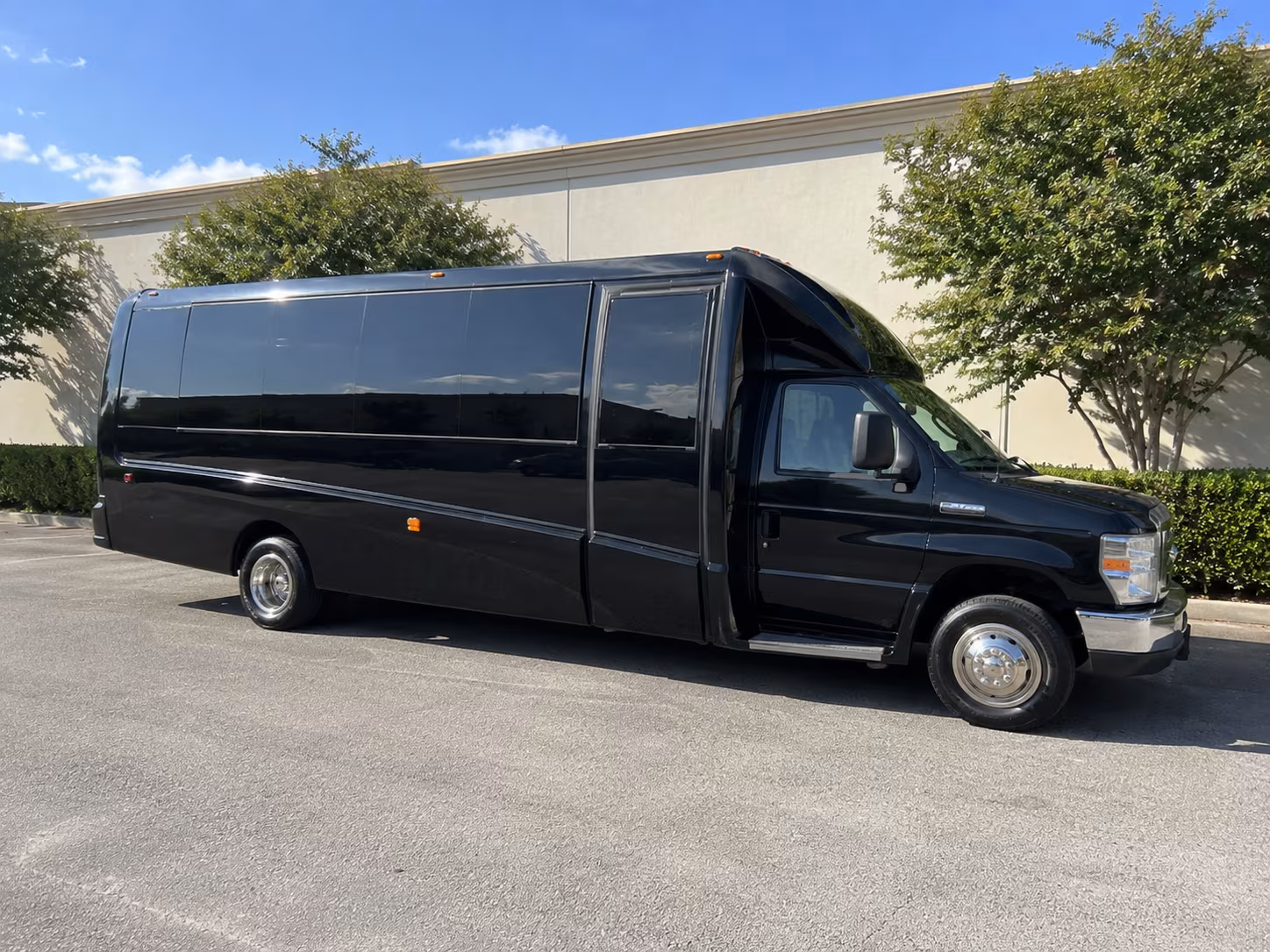 Washington Wedding Transportation party bus exterior