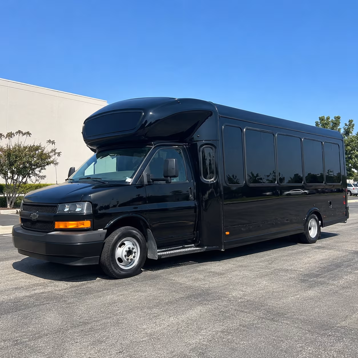 Washington Wedding Transportation party bus exterior