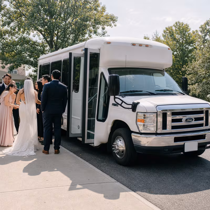 Washington Wedding Transportation fleet vehicle