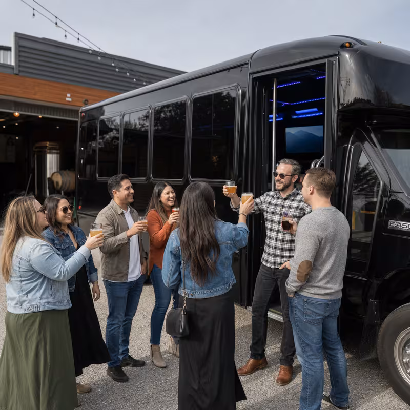 Washington Winery & Brewery Tour Transportation fleet vehicle